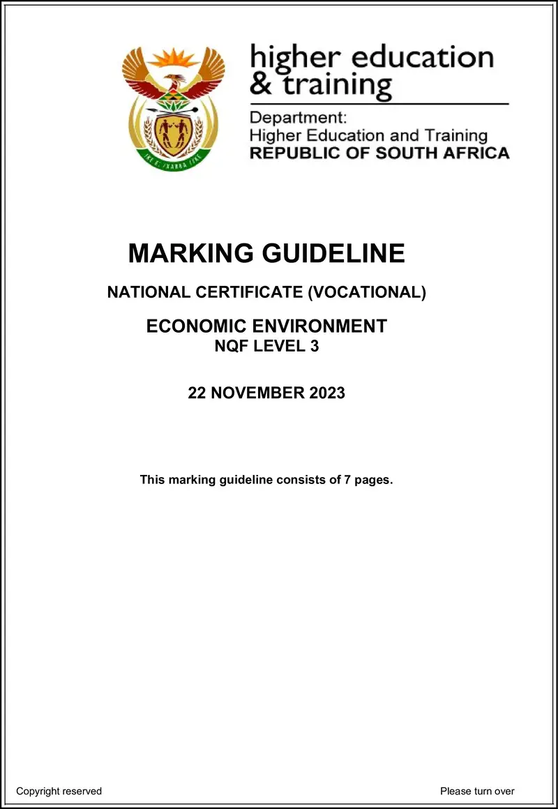 Economic Environment L3 MEMO Nov 2023 preview