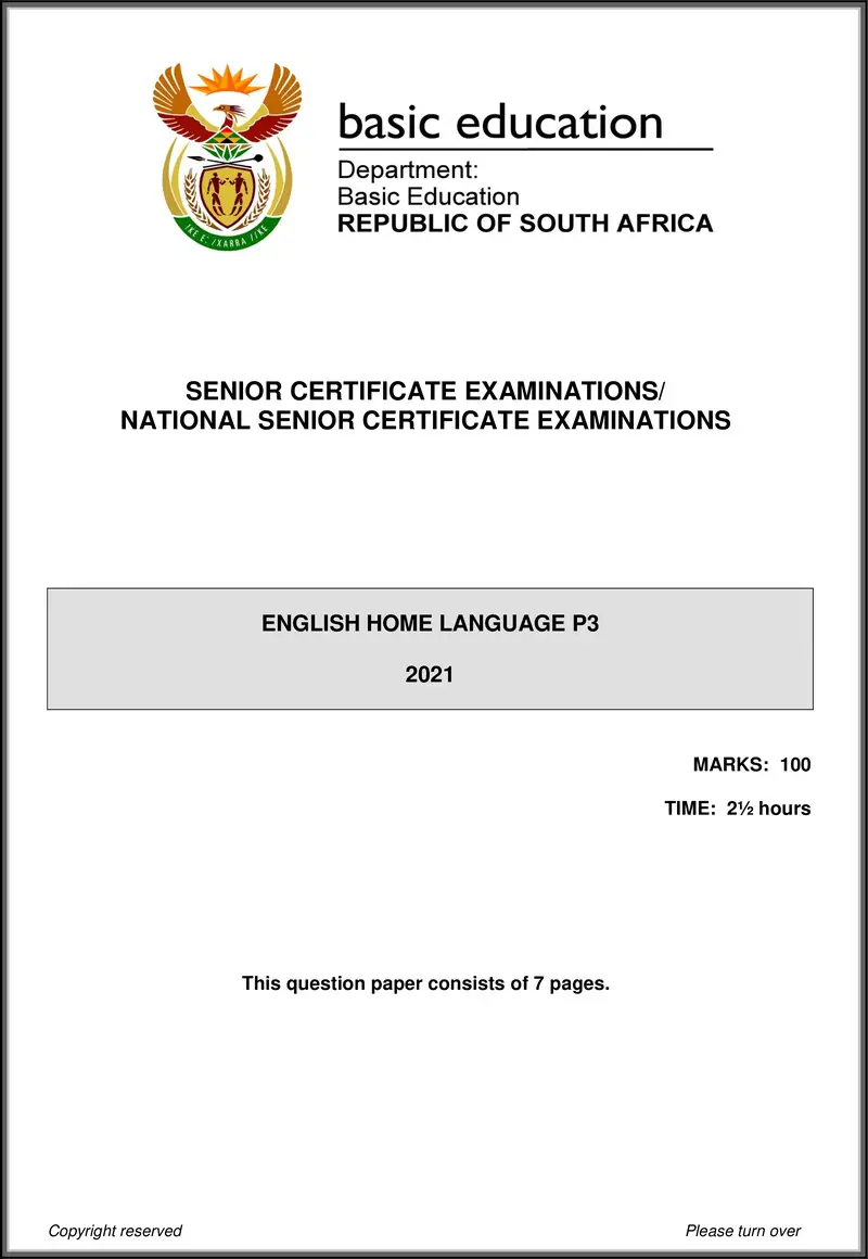 Grade 12 English past paper 2021 – english hl p3 may june 2021 gr12