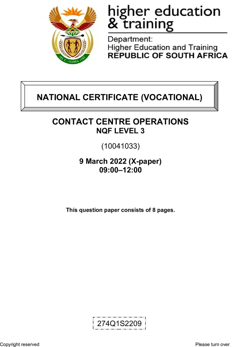 Centre Operations L3 QP Supp Feb 2022 Edited Fopma preview