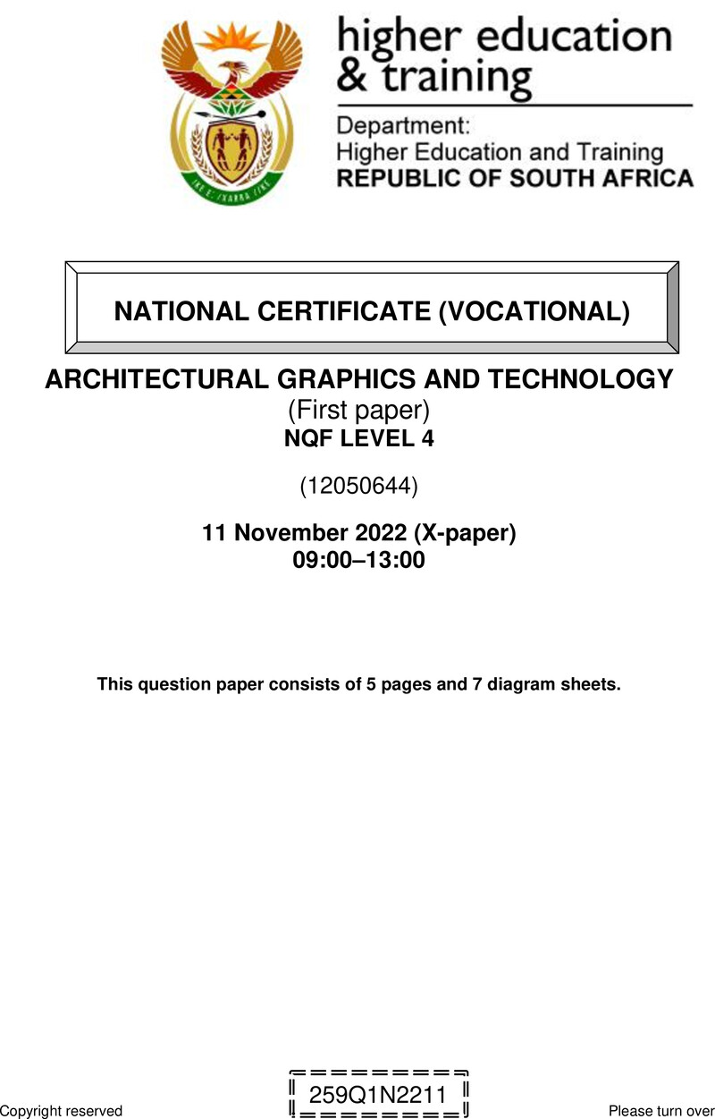 Architectural Graphics And Technology L4 P1 QP Nov 2022 preview
