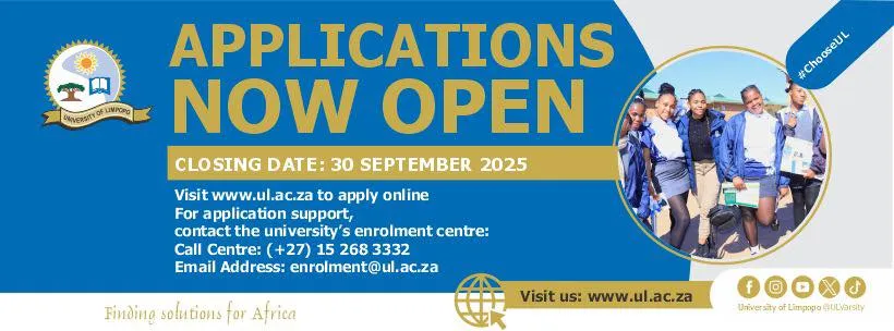 University of Limpopo (UL) 2026 Applications Now Open