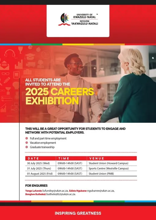 University of KwaZulu-Natal – 2025 Careers Exhibition